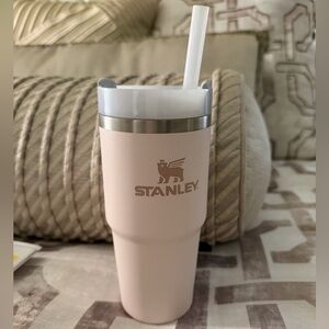 Stanley Rose Quartz Tumbler with Straw